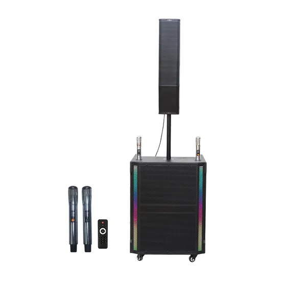 Hochwertiger tragbarer 300-W-18-Zoll-Aktiv-Line-Array-Lautsprecher Column-Array-Sound-Lautsprecher
